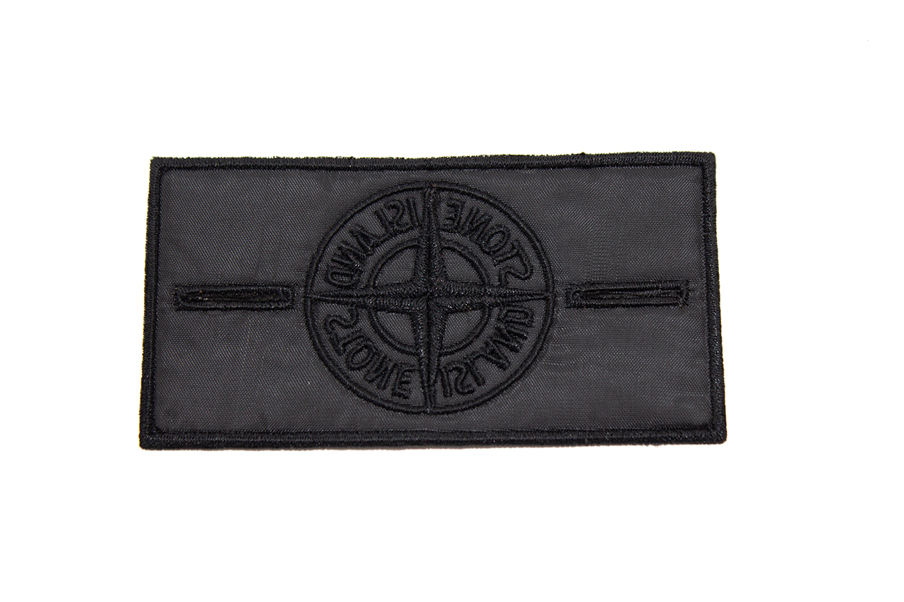 Патч Stone Island Черный + 2 пуговицы