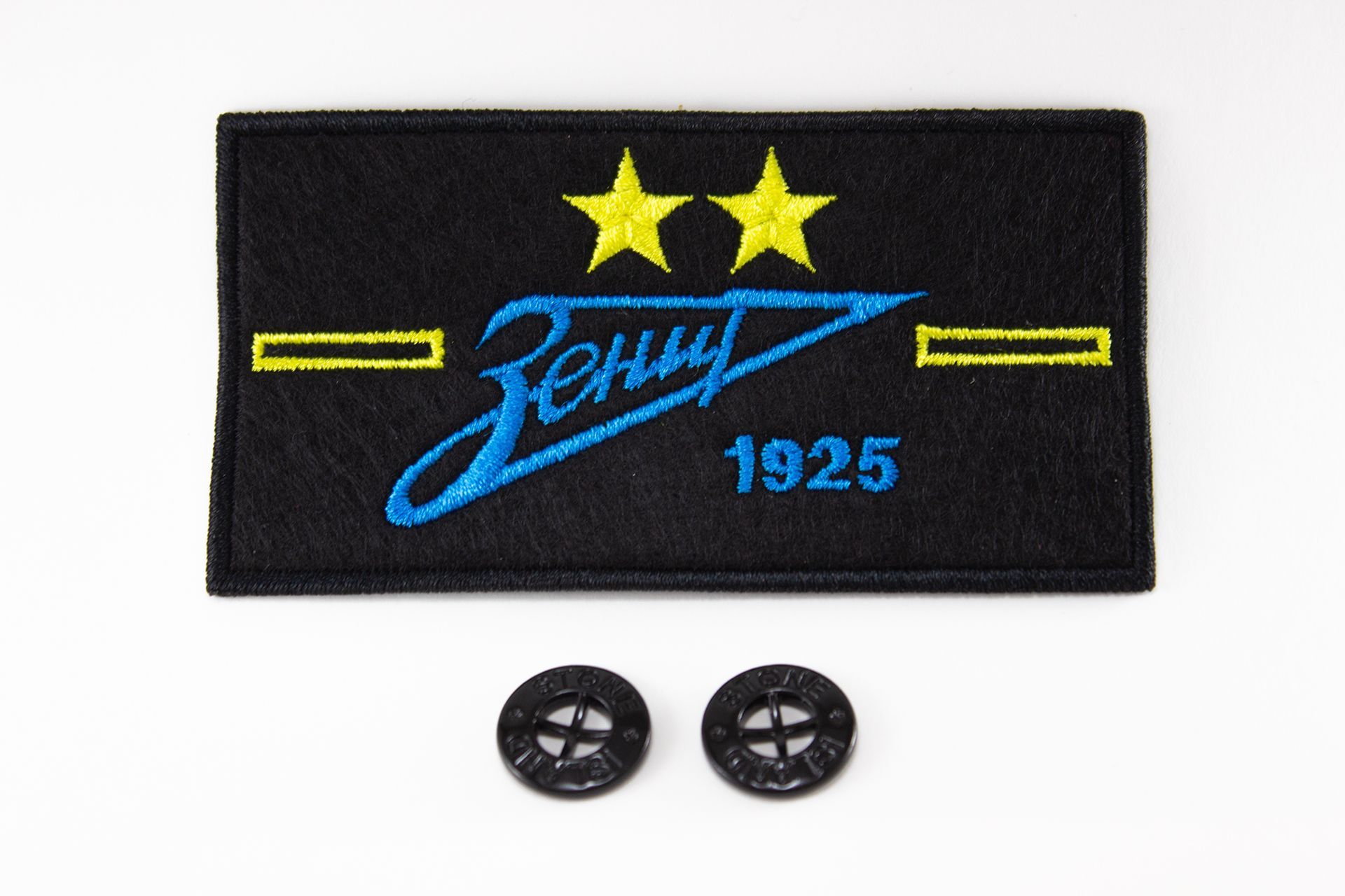 Патч футбольный ЗЕНИТ Санкт-Петербург + 2 пуговицы Stone Island